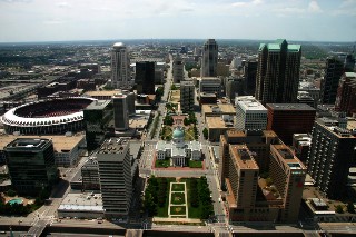 Saint Louis, Missouri Aerial View