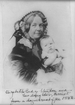 Elizabeth Cady Stanton Photo with Daughter