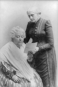 Eizabeth Cady Stanton and Susan B. Anthony