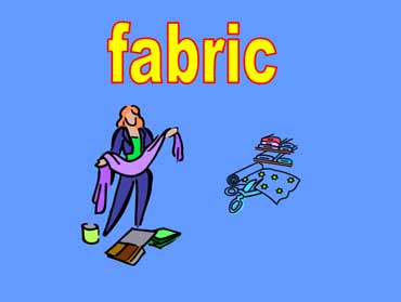 Woman Shopping for Fabric