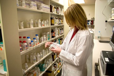 Pharmacist Working in a Drugstore